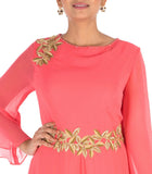 Bright Peach Long Tunic