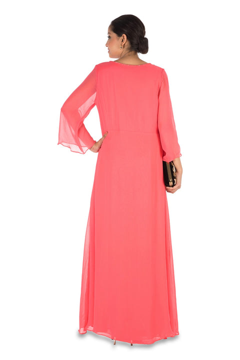 Bright Peach Long Tunic