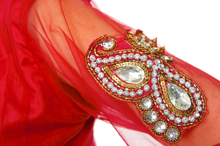 Striking Red Anarkali