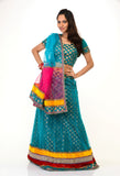 Turquoise Blue Lehenga Choli