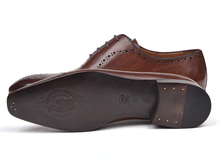 Paul Parkman Brown Classic Brogues Shoes (ID#ZLS11BRW) Size 6.5-7 D(M) US